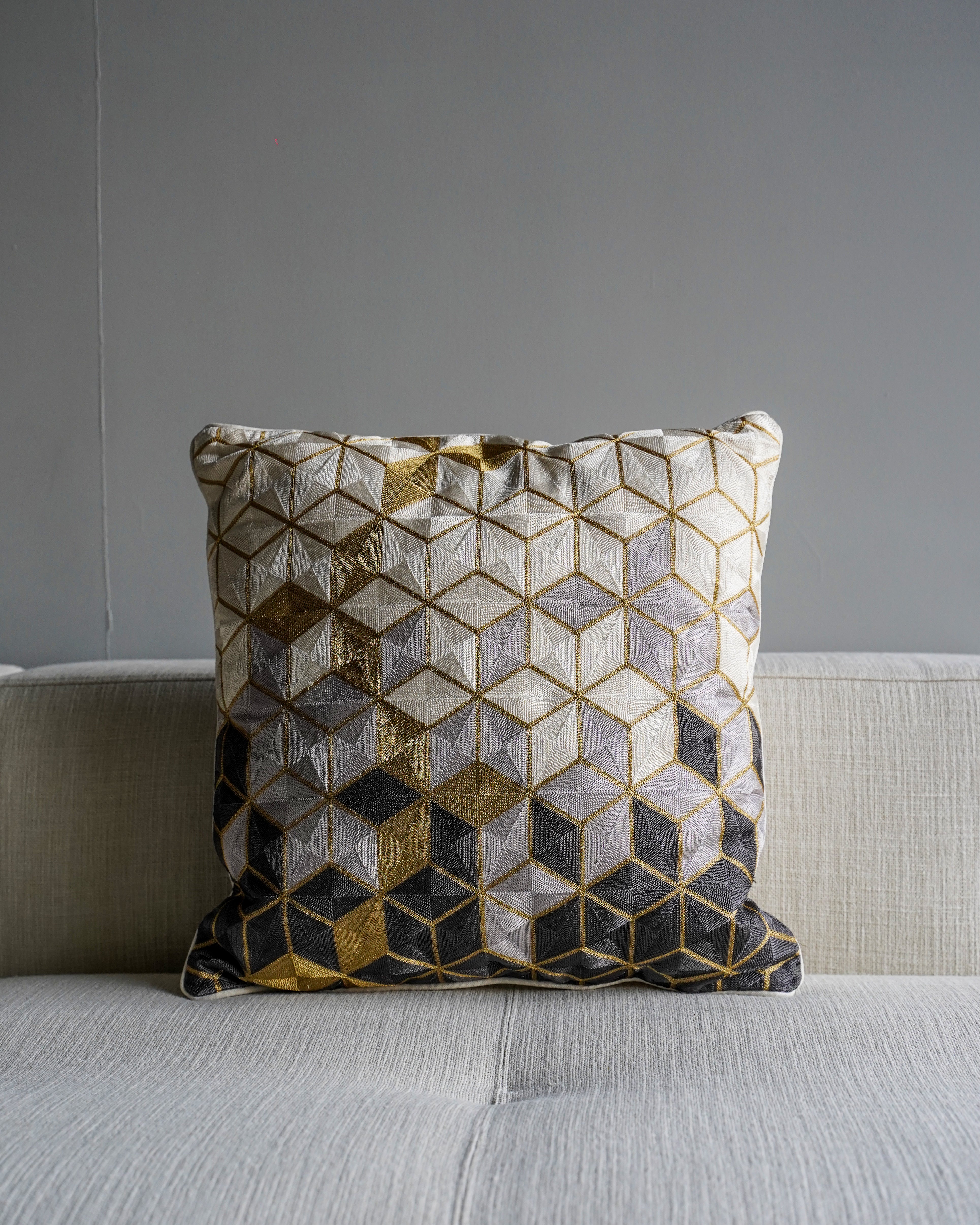 Embroidered Luxe Pillow