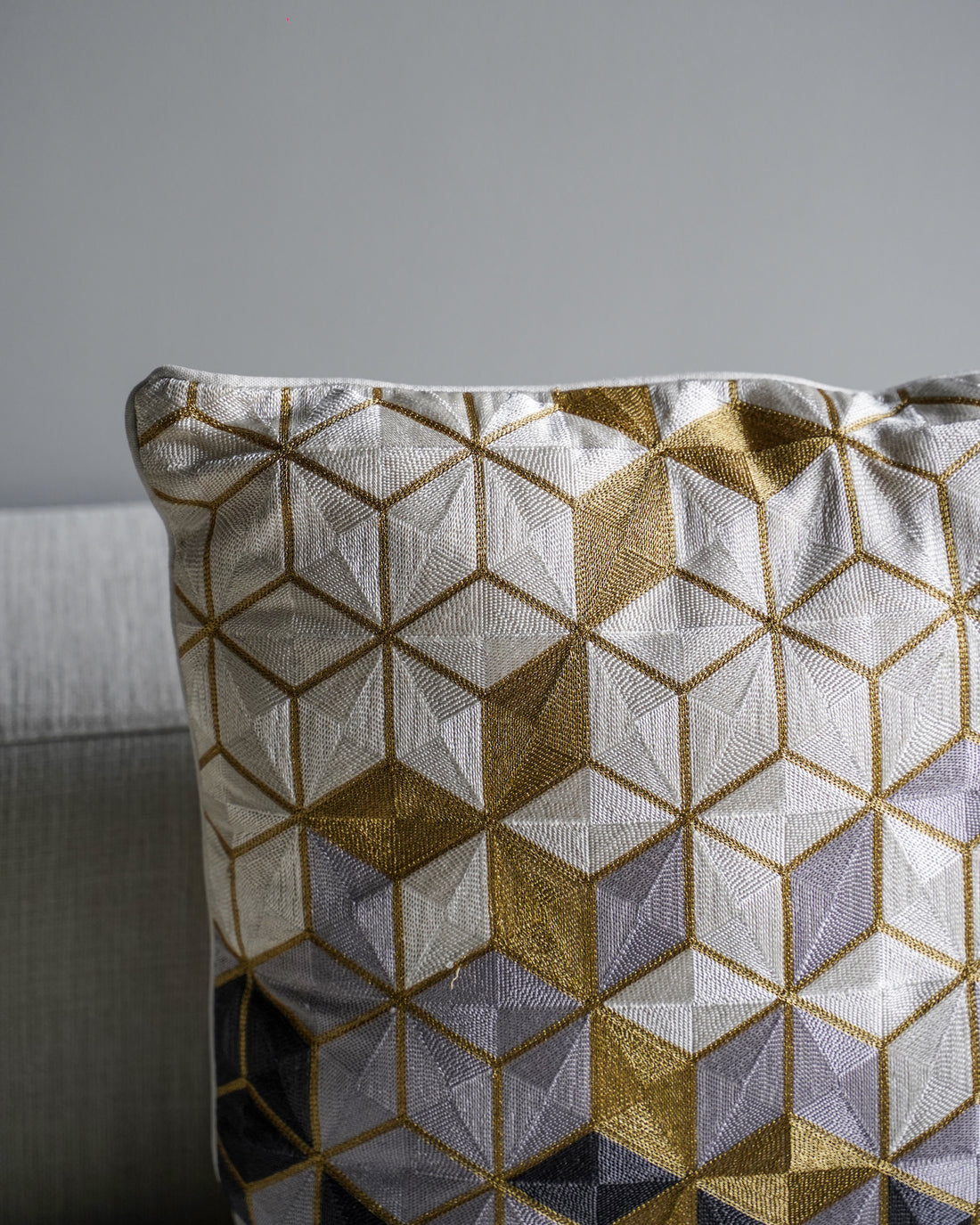 Embroidered Luxe Pillow