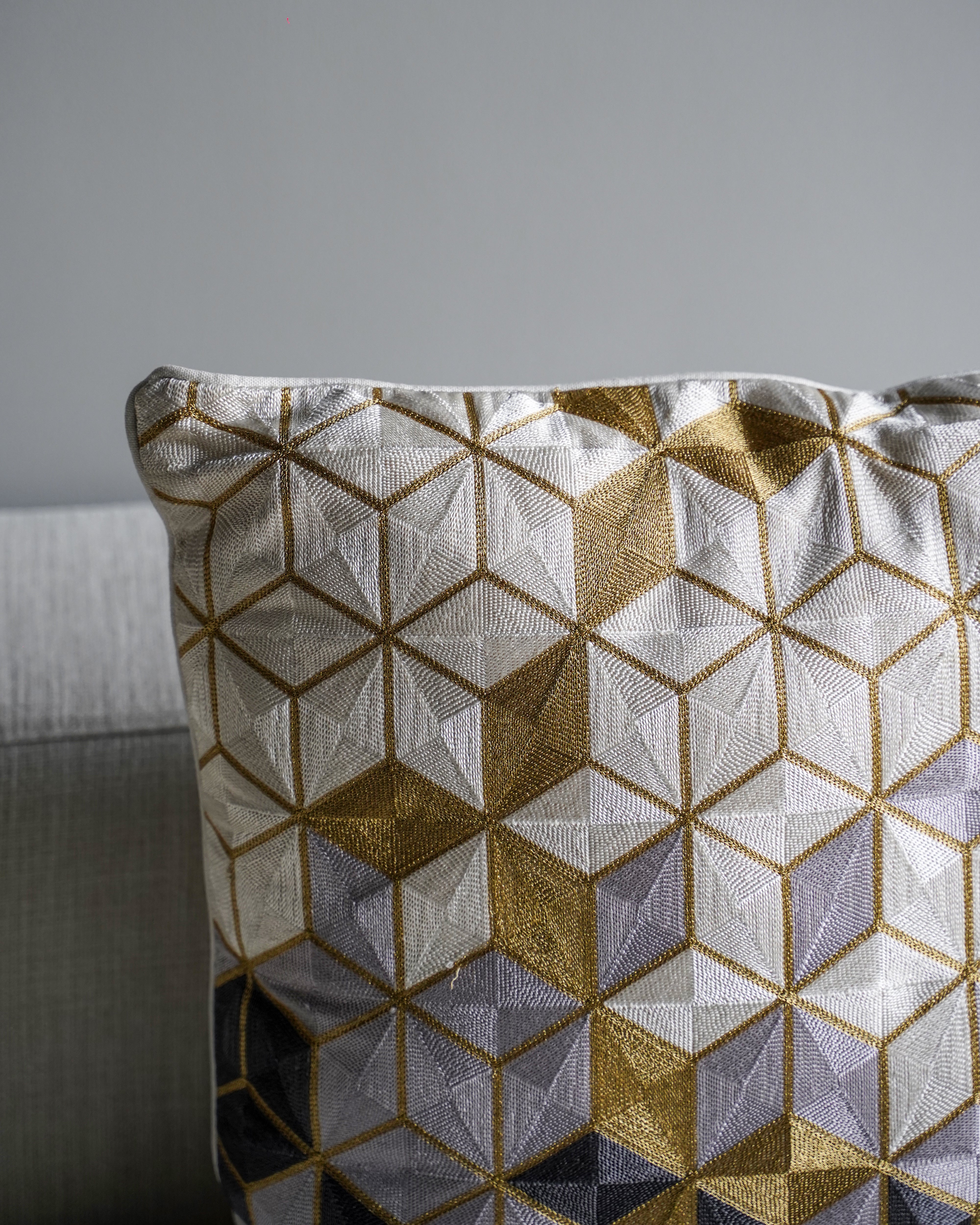 Embroidered Luxe Pillow