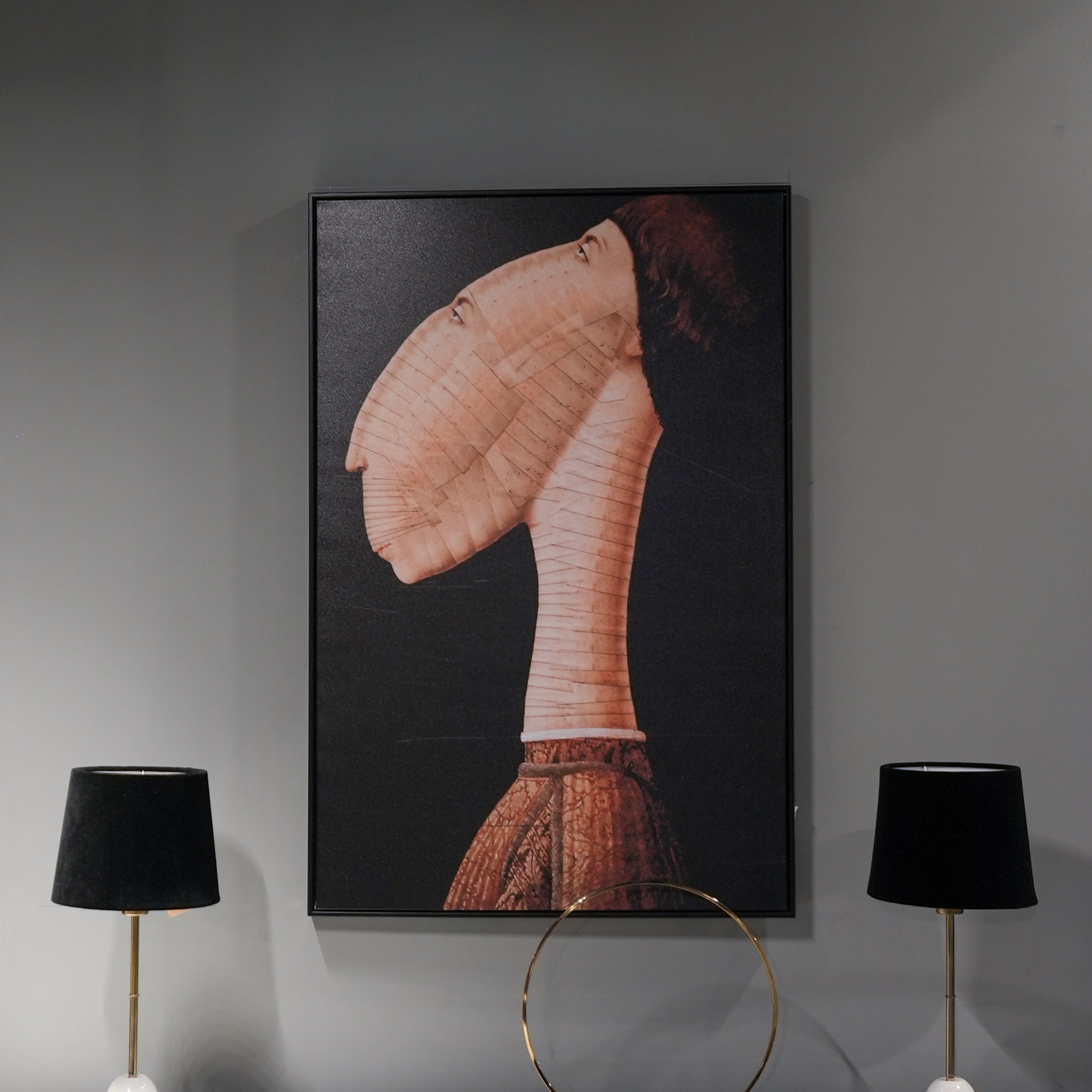 Single-Frame Spray Paint Wall Art