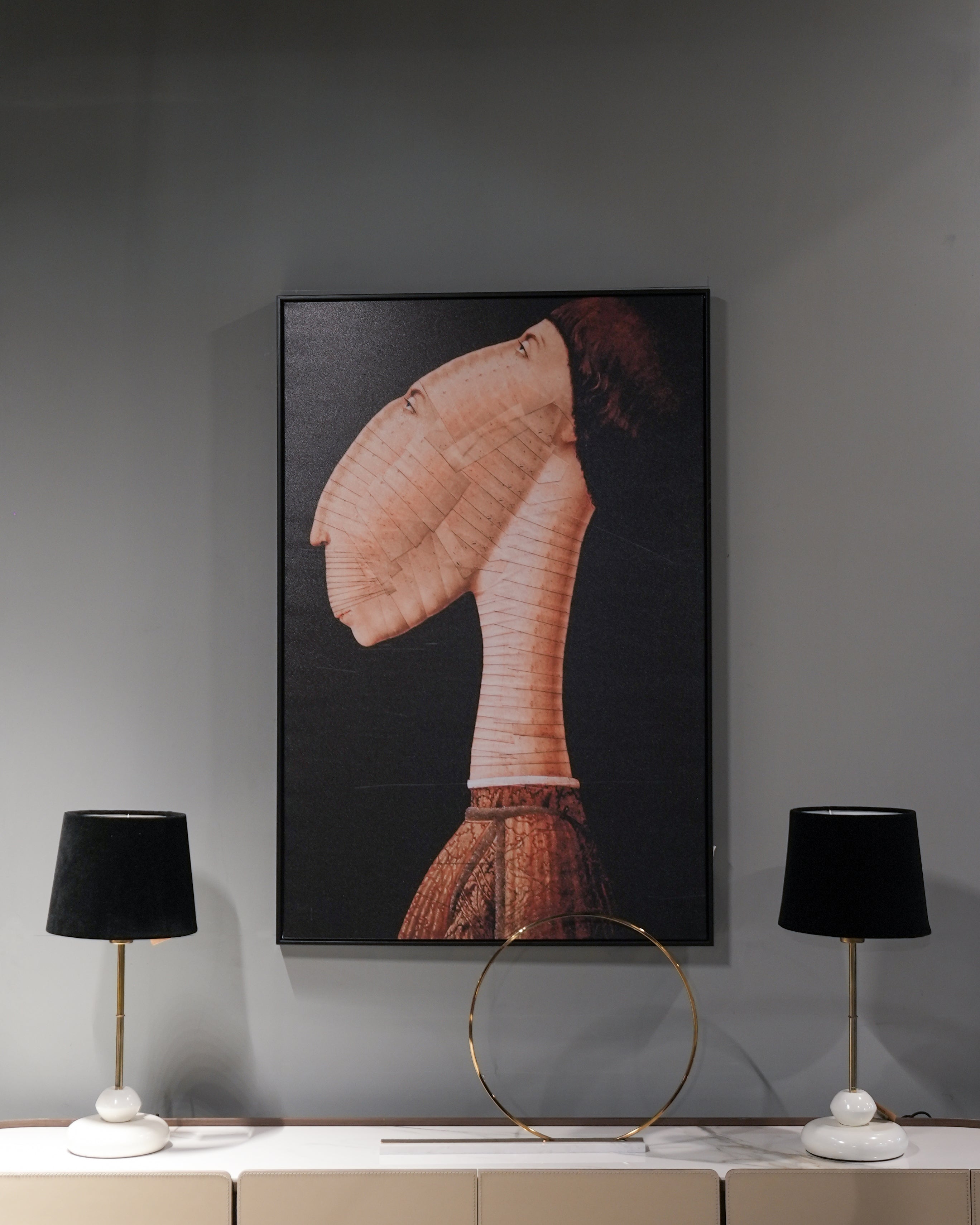 Single-Frame Spray Paint Wall Art