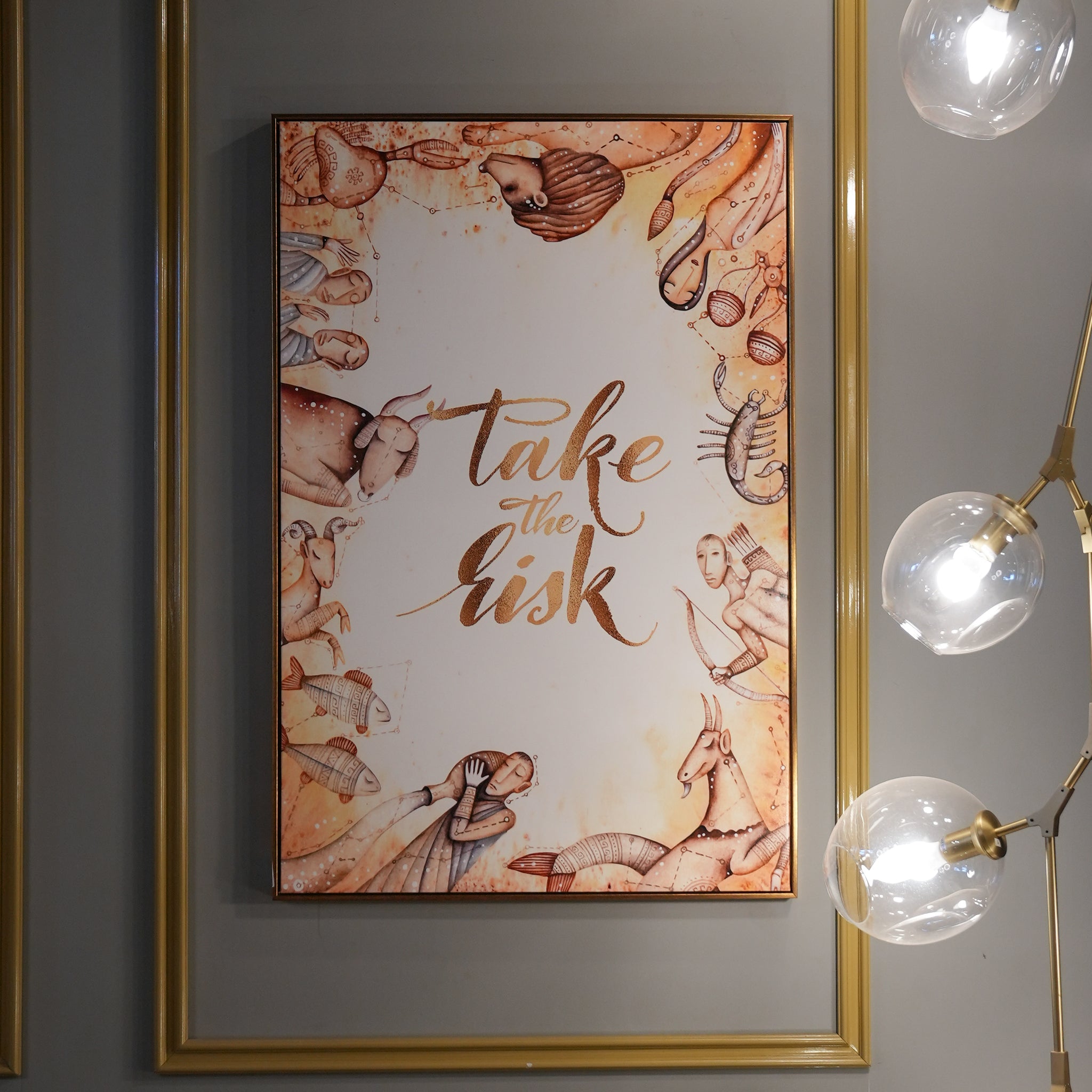 Elegant Single -Frame Wall Art