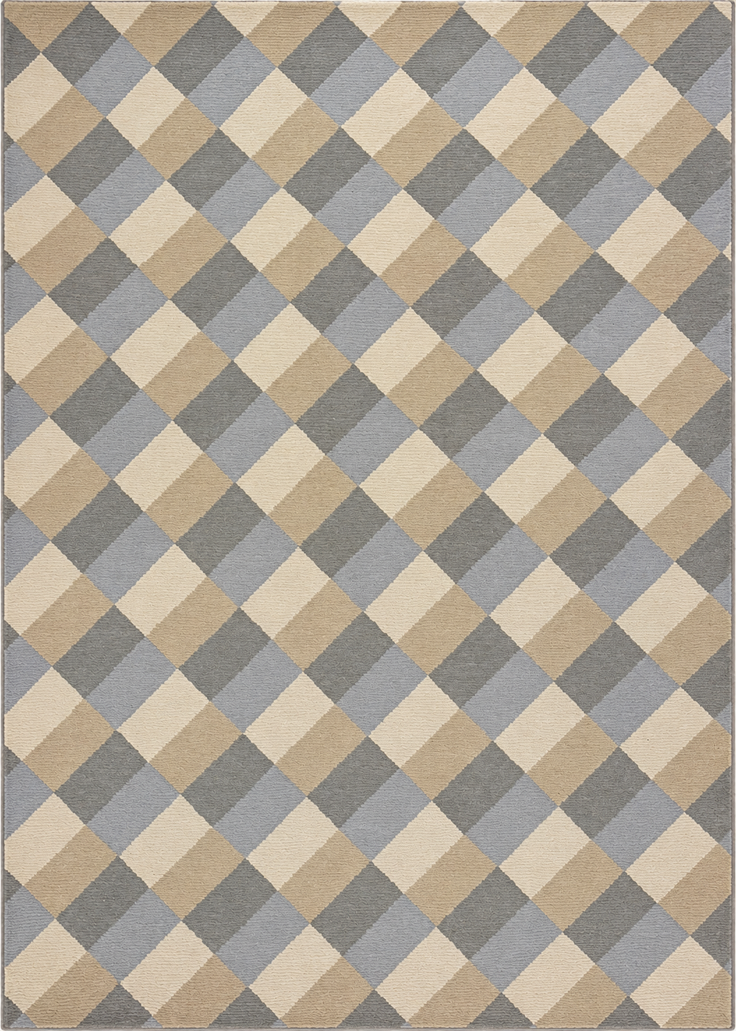 Geometric Harmony Wool Rug