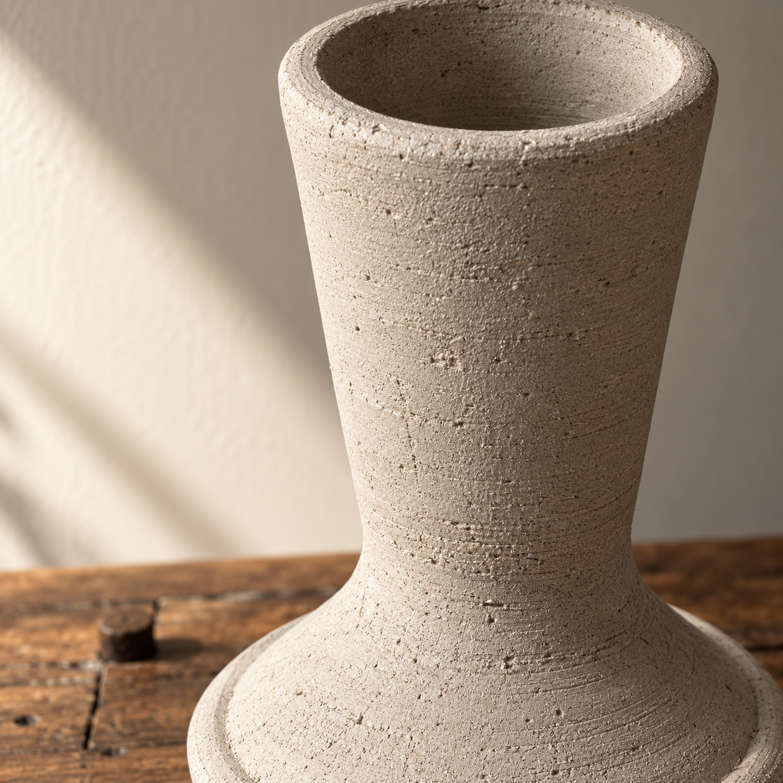 Sora Sculptural Clay Vase