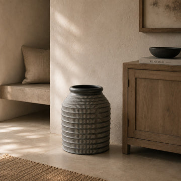 Obsidian Weave Planter