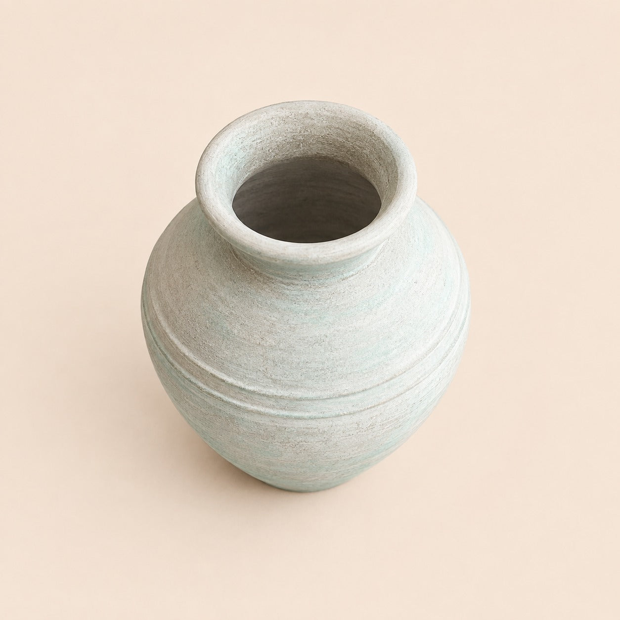 Handcrafted Clay Decorative Pot