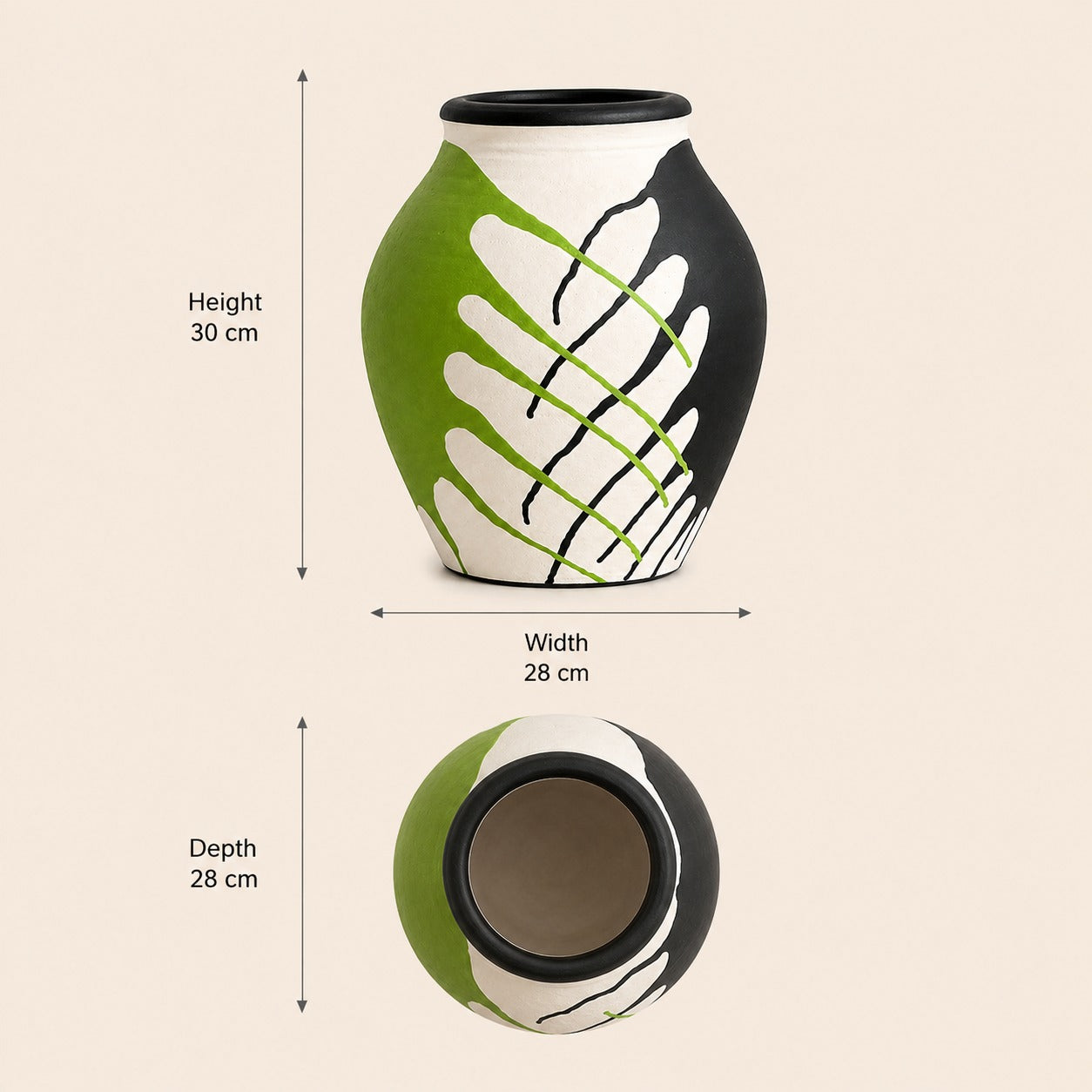 Verdant Flow Vase