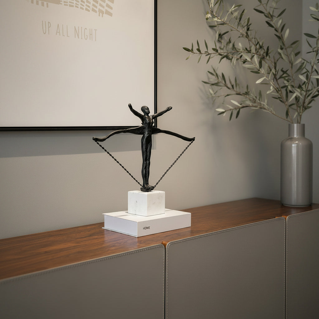 Black Iron Sculpture