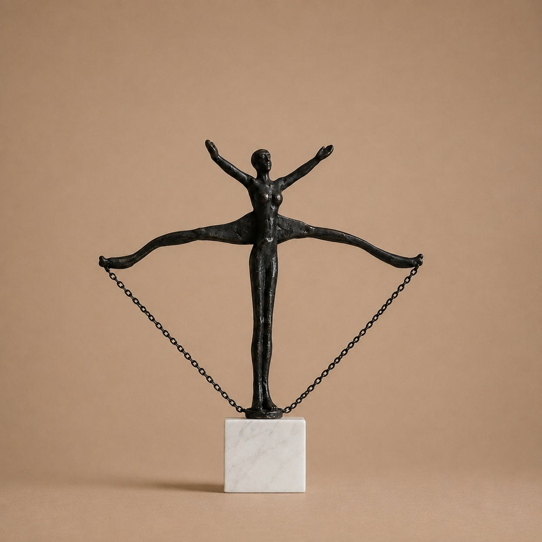Black Iron Sculpture
