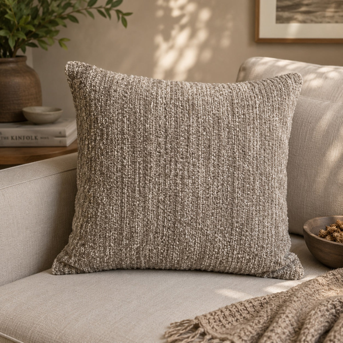 Embroidered Cotton Cushion