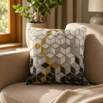 Embroidered Luxe Pillow