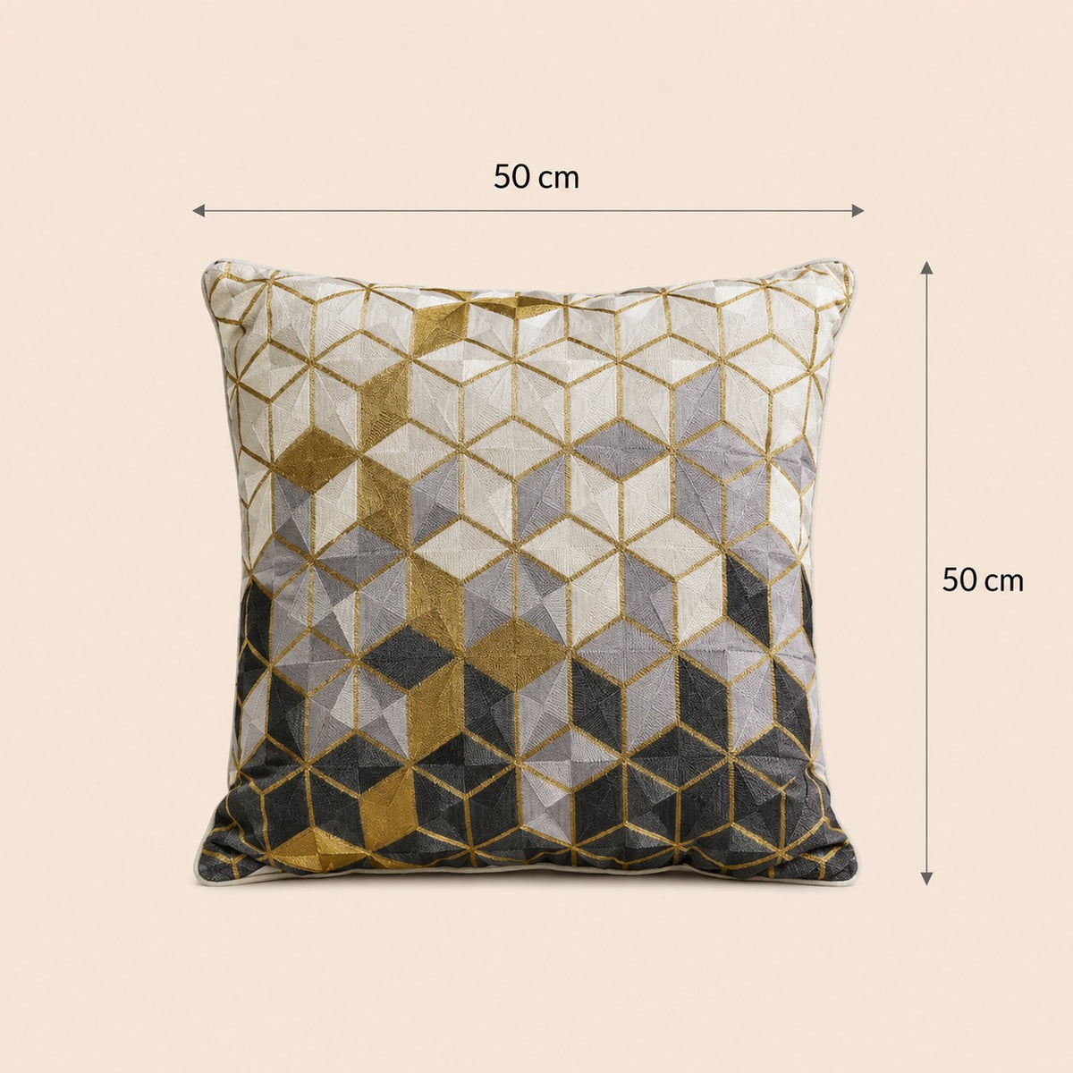 Embroidered Luxe Pillow