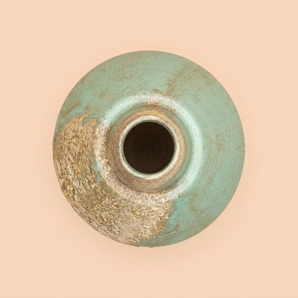 Green Decorative Vase