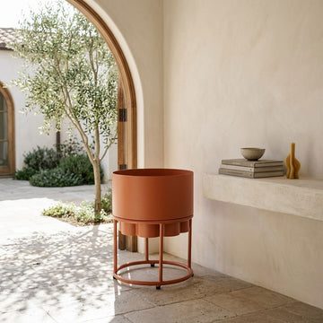 Outdoor Aluminum Vase