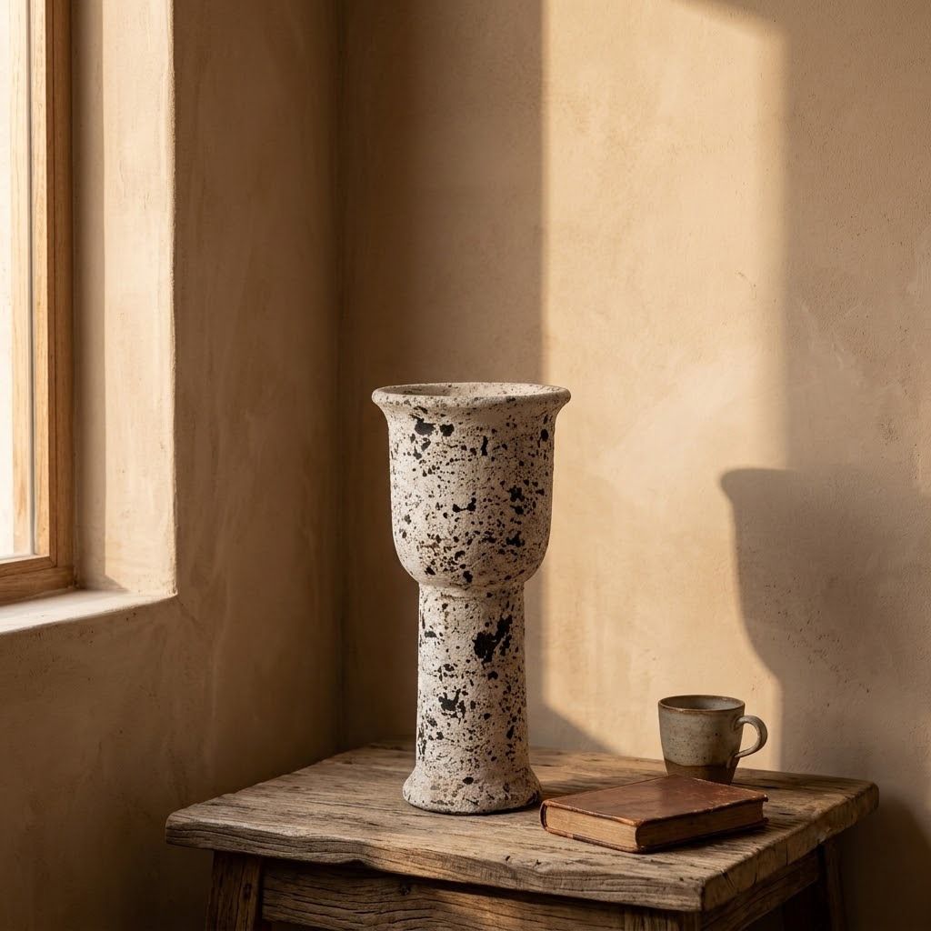 Rustic Clay Vase