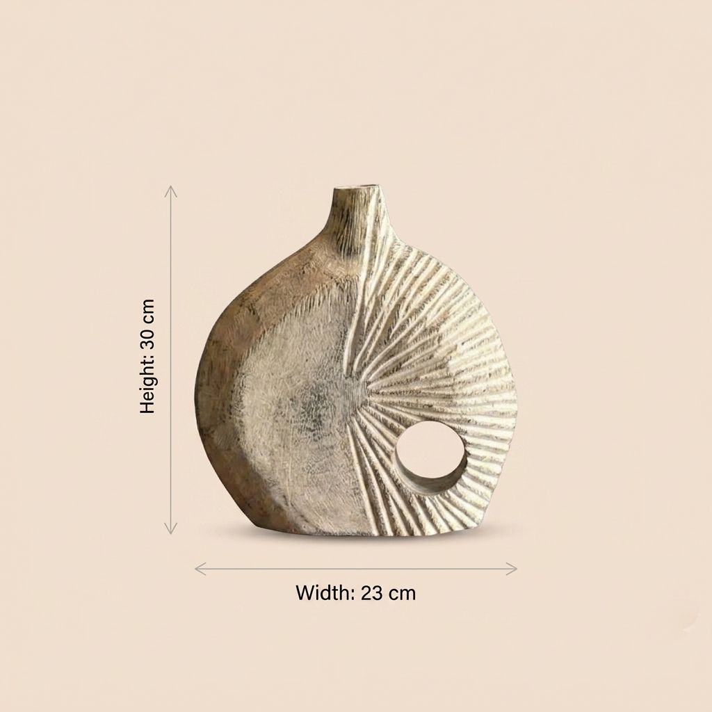 Wooden Vase