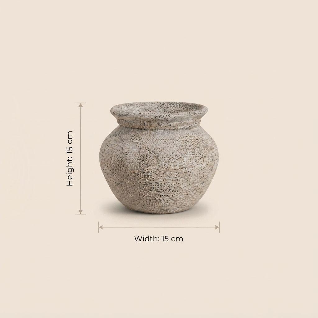Terracotta Clay Decorative Vase