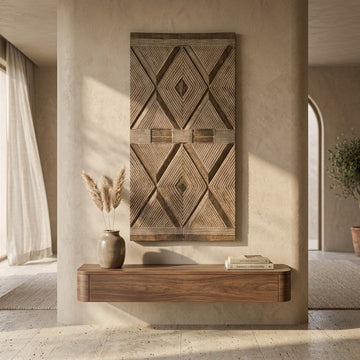 Carved Wooden Wall Panel