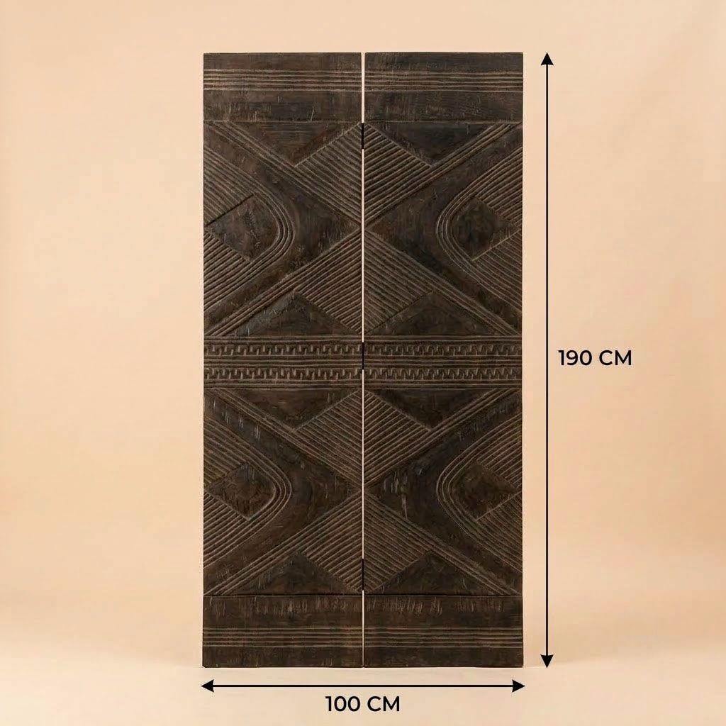Carved Wooden Wall Panel