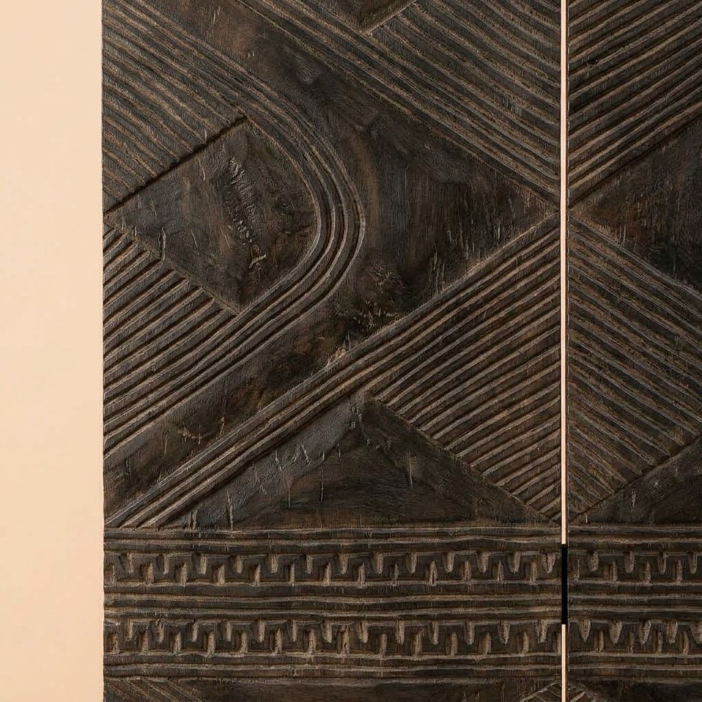 Carved Wooden Wall Panel