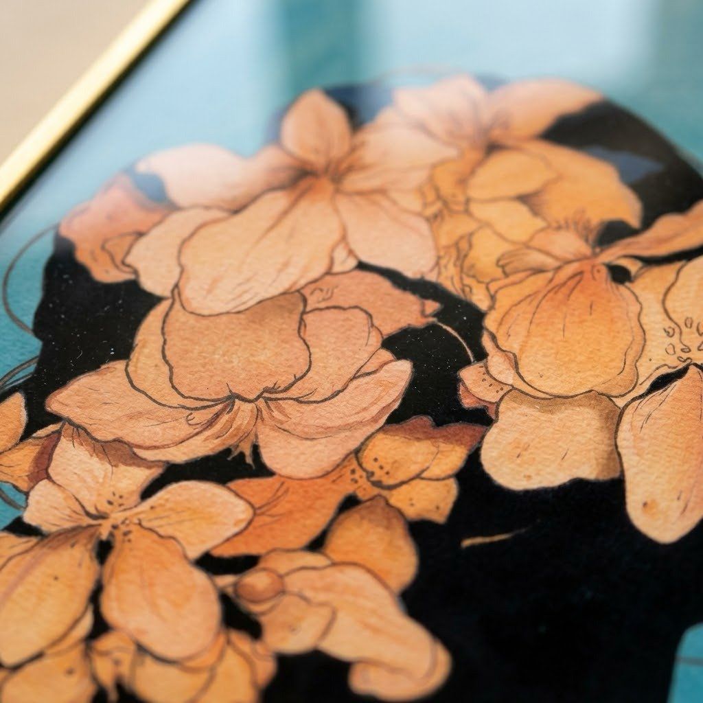 Floral Silhouette Wall Art