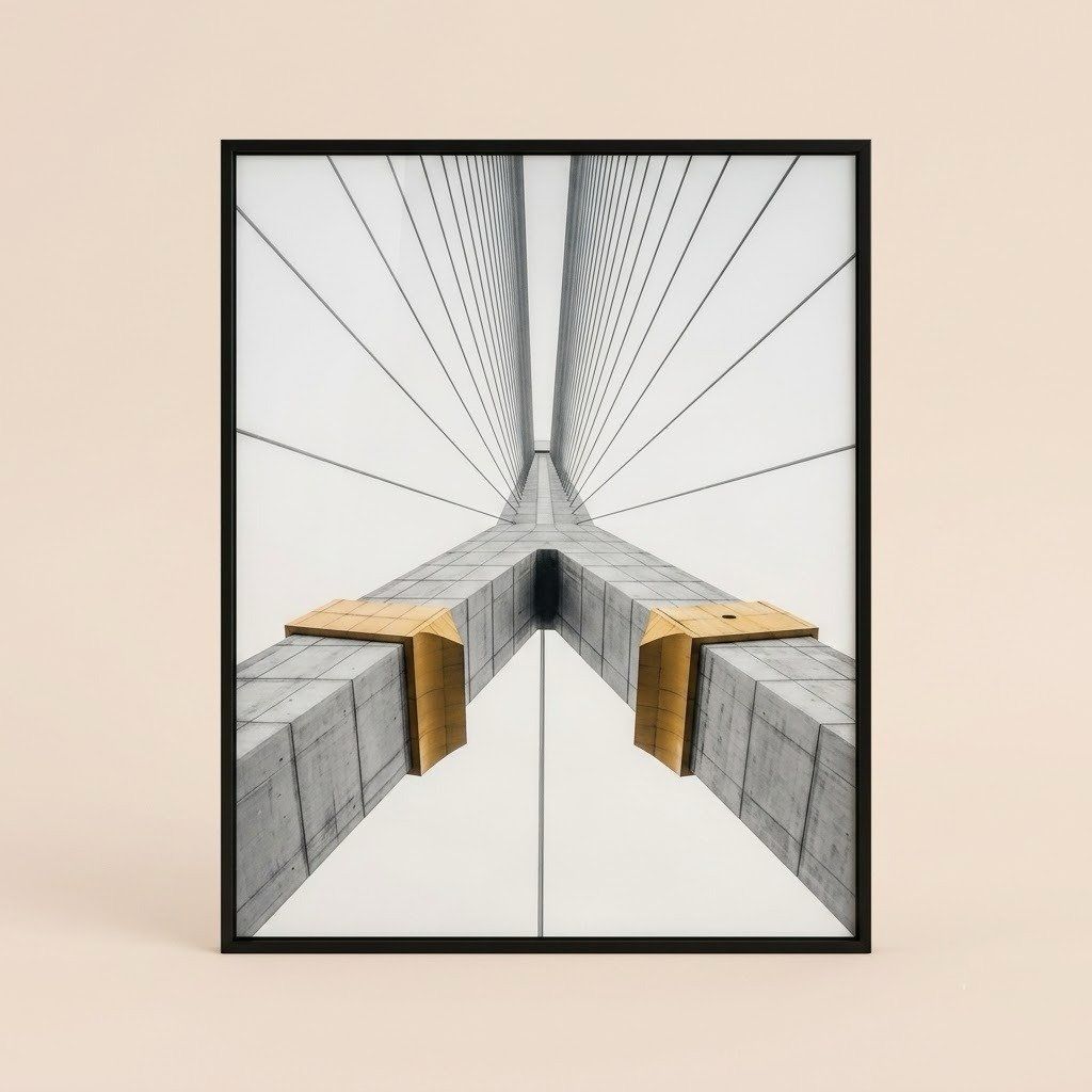 Glass-Framed Printed Wall Art