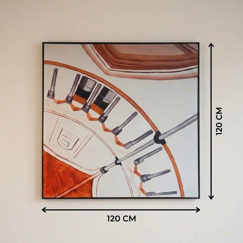 Single Frame Spray-Paint Wall Art - 2