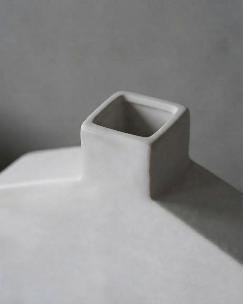 Contemporary Glossy Ceramic Vase
