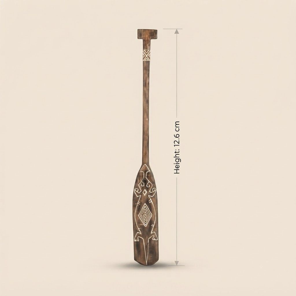 Decorative Wooden Paddle – Teak