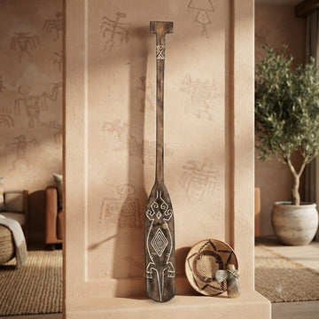 Decorative Wooden Paddle – Teak