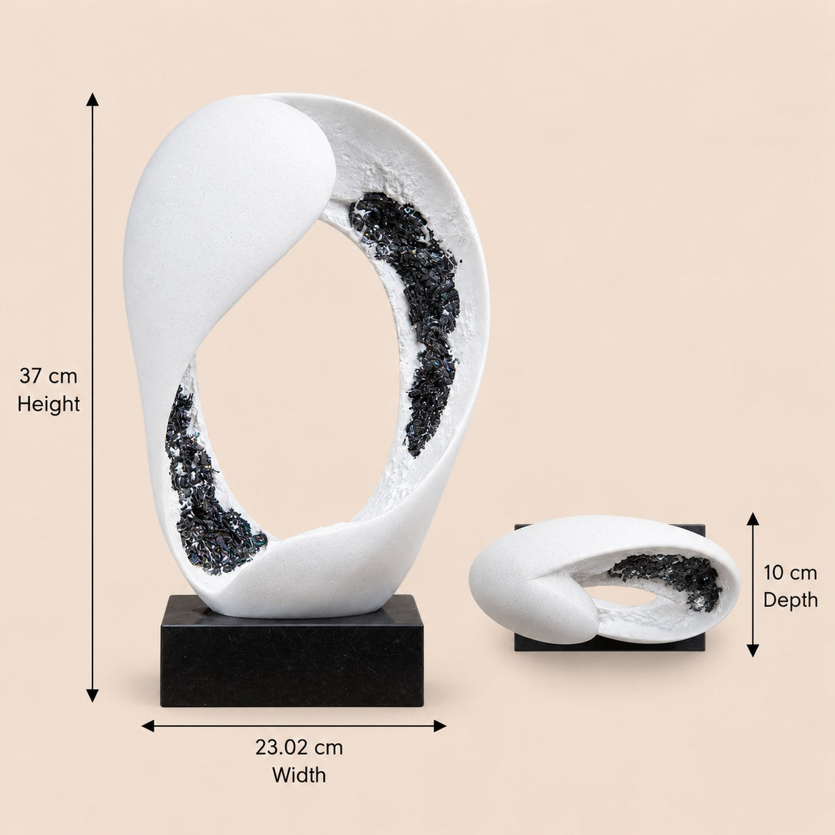 Crystal White Fantasy Ornaments