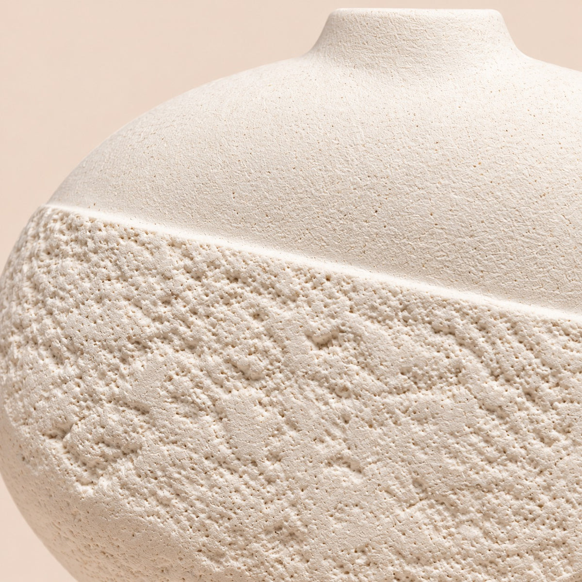 Rock Pattern Narrow Mouth Vase