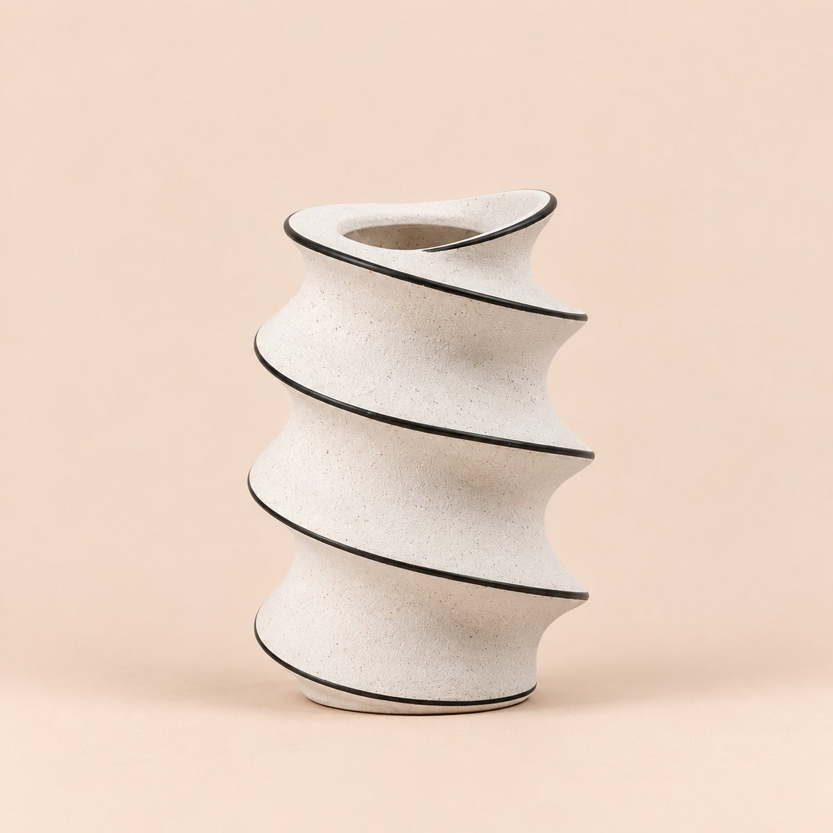 Hand Drawn Spiral Vase