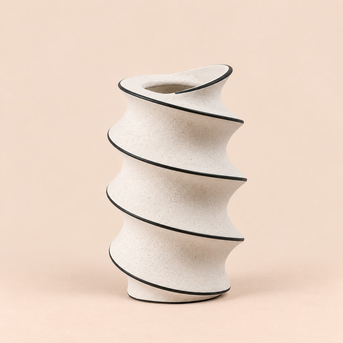 Hand Drawn Spiral Vase
