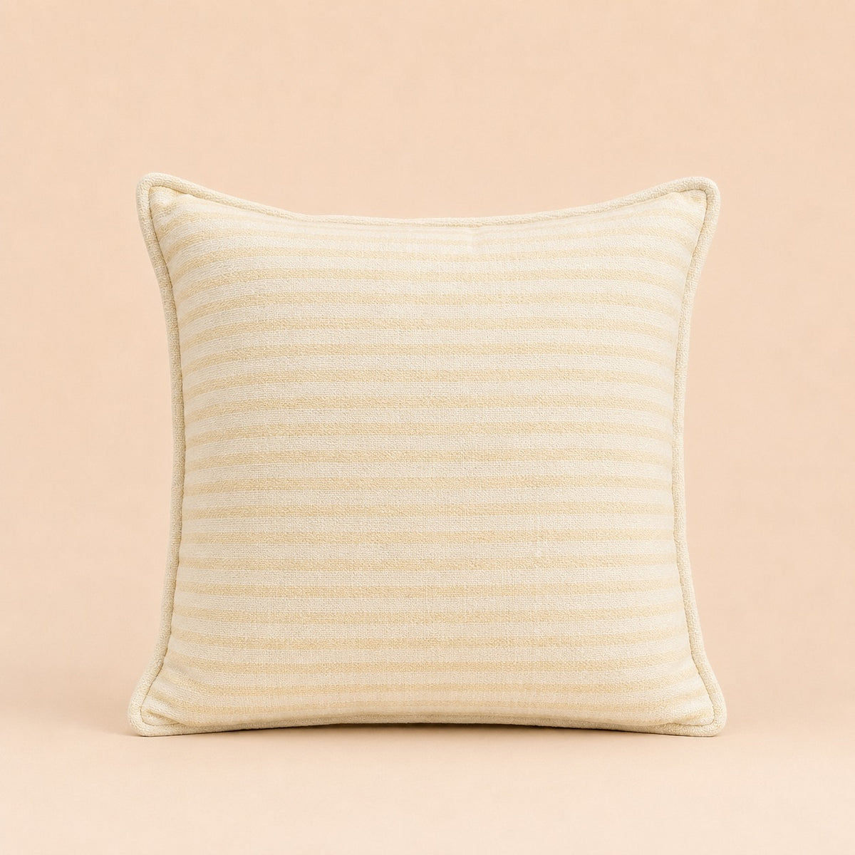 Striped Wool Blend Cushion - Frozen Dew