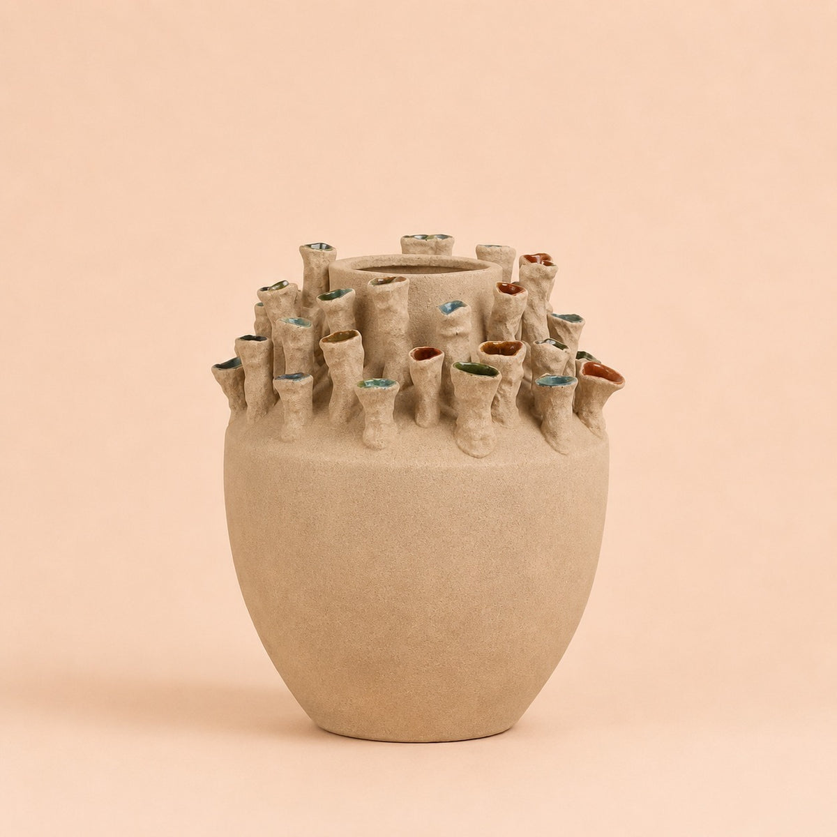 Color Head Vase