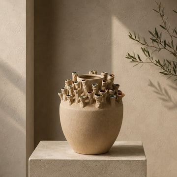Color Head Vase
