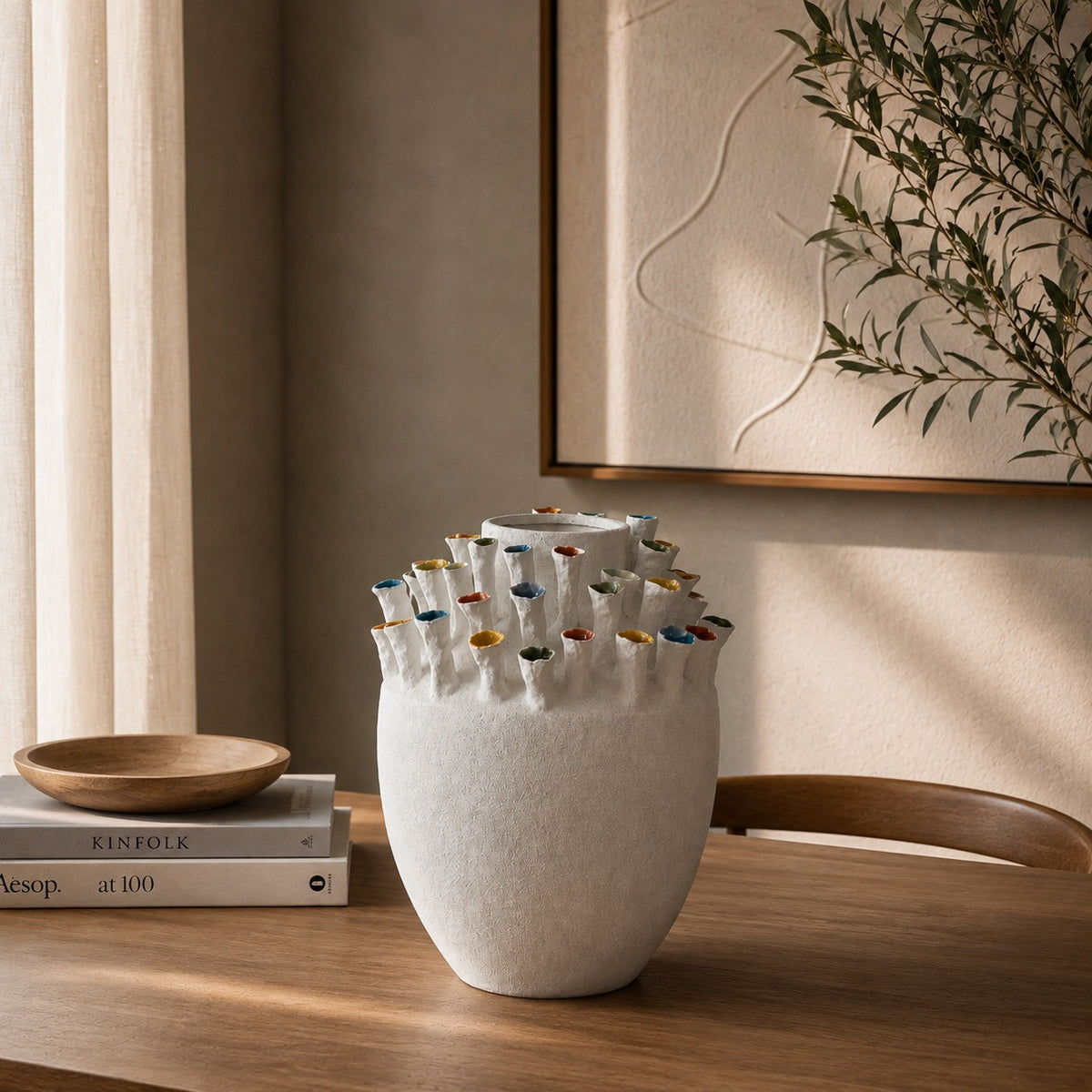 Color Head Vase