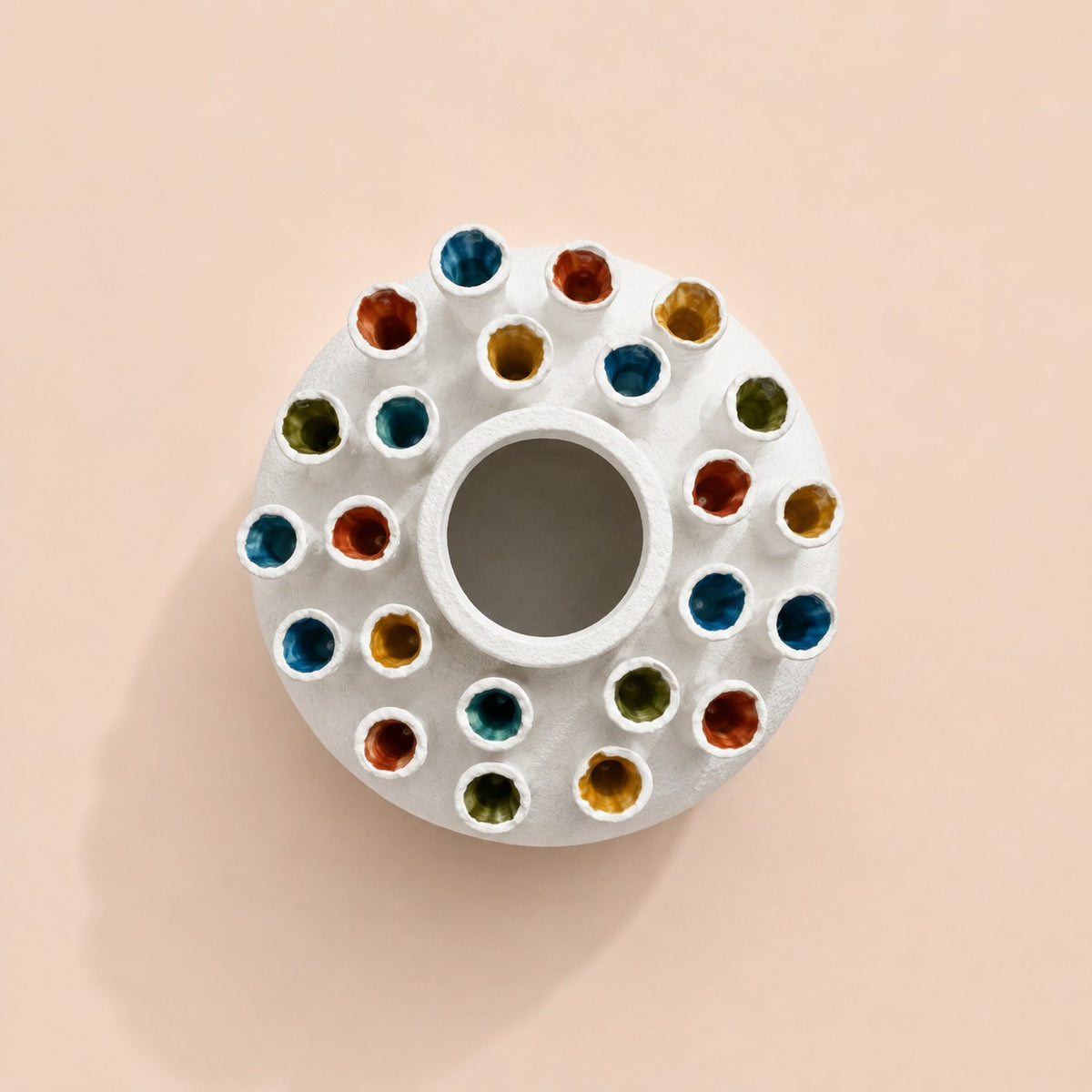 Color Head Vase