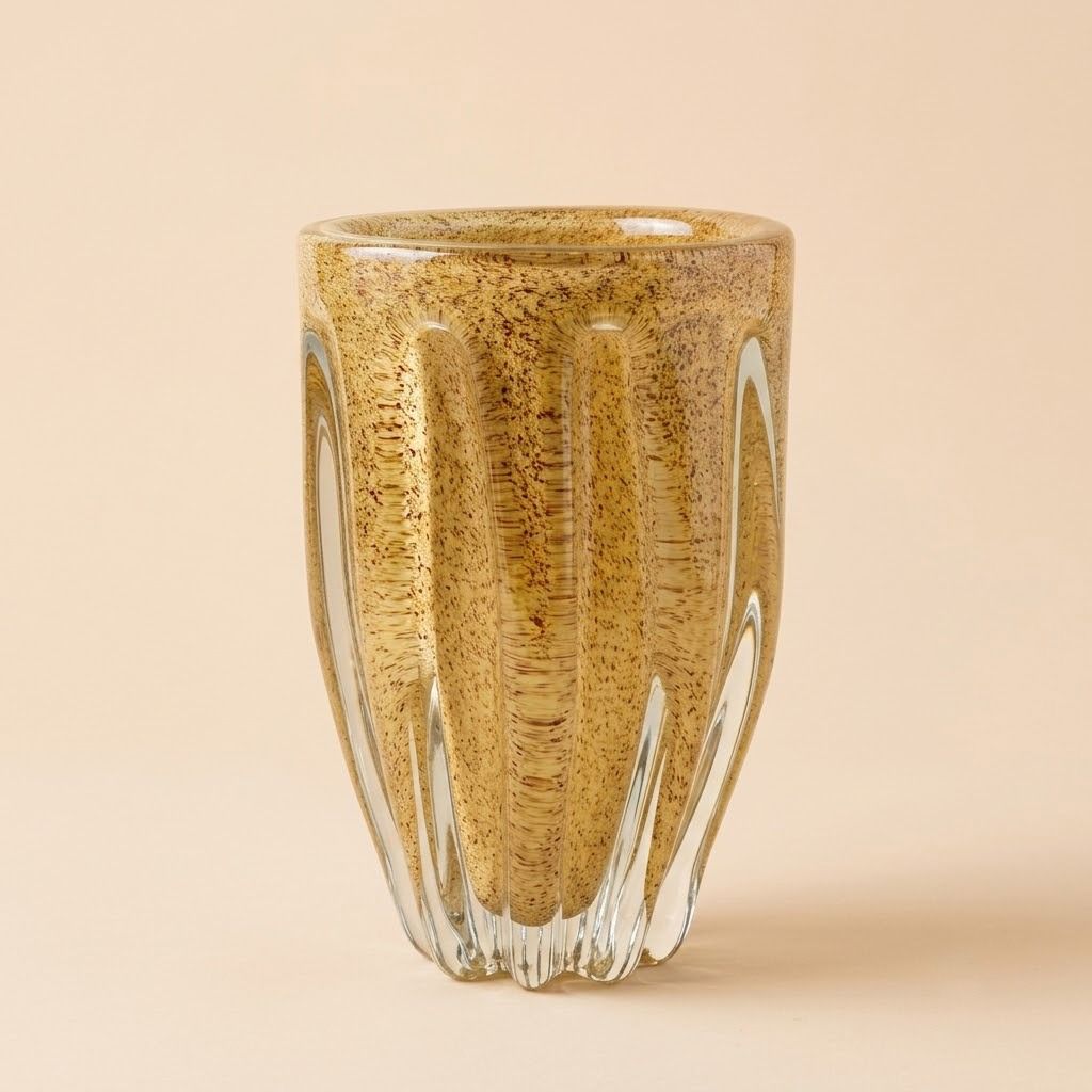 Elegant Clear Glass Vase