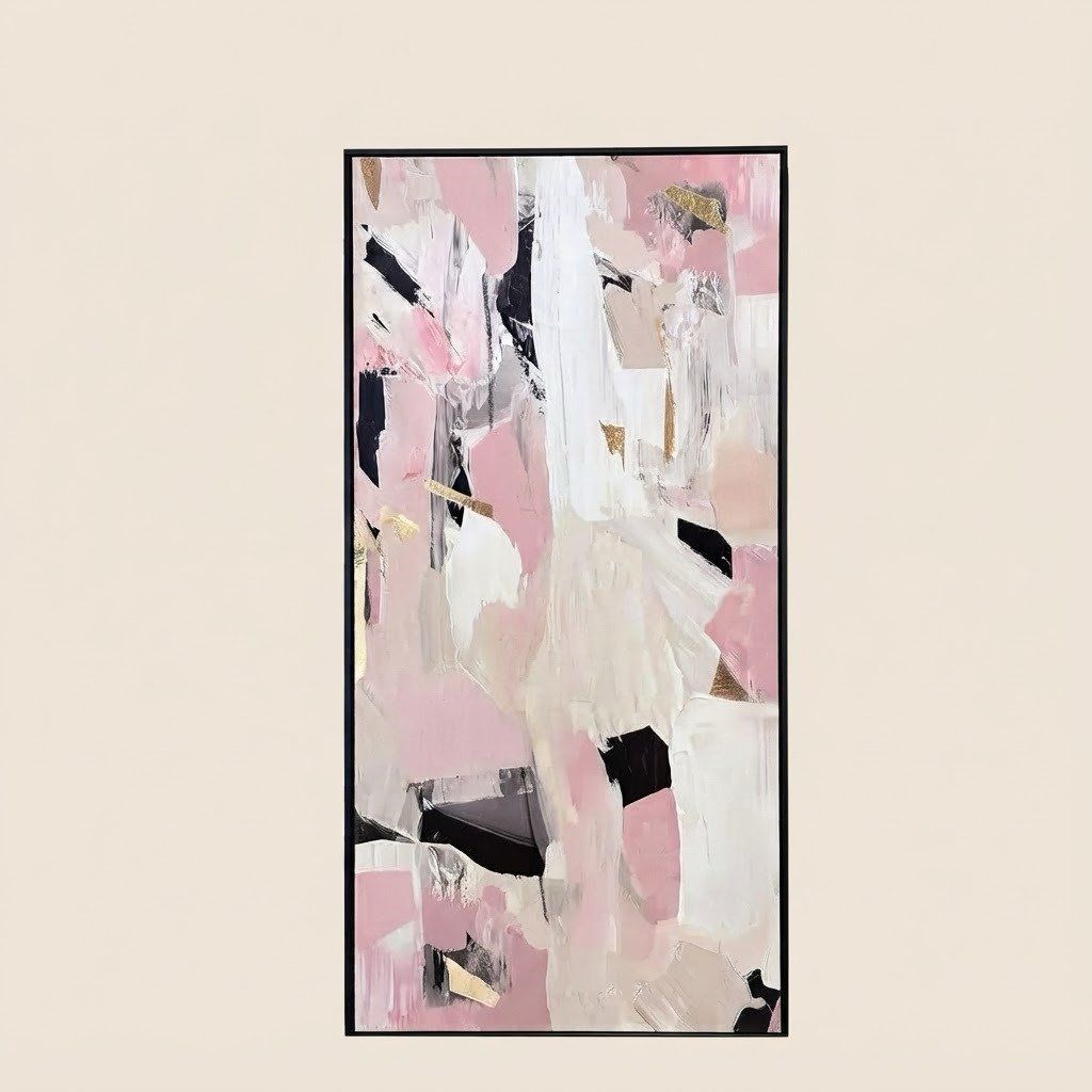 Pink Abstract Canvas