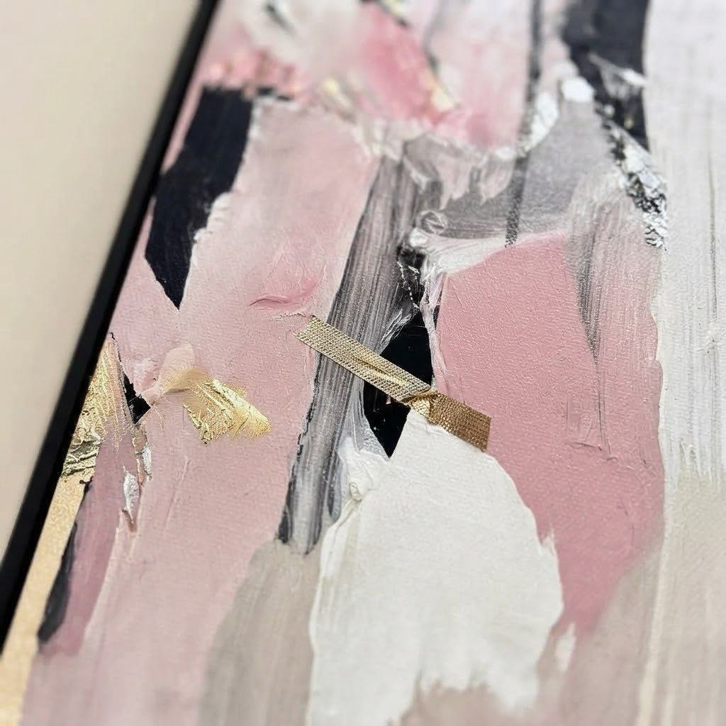 Pink Abstract Canvas