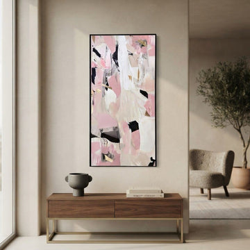 Pink Abstract Canvas