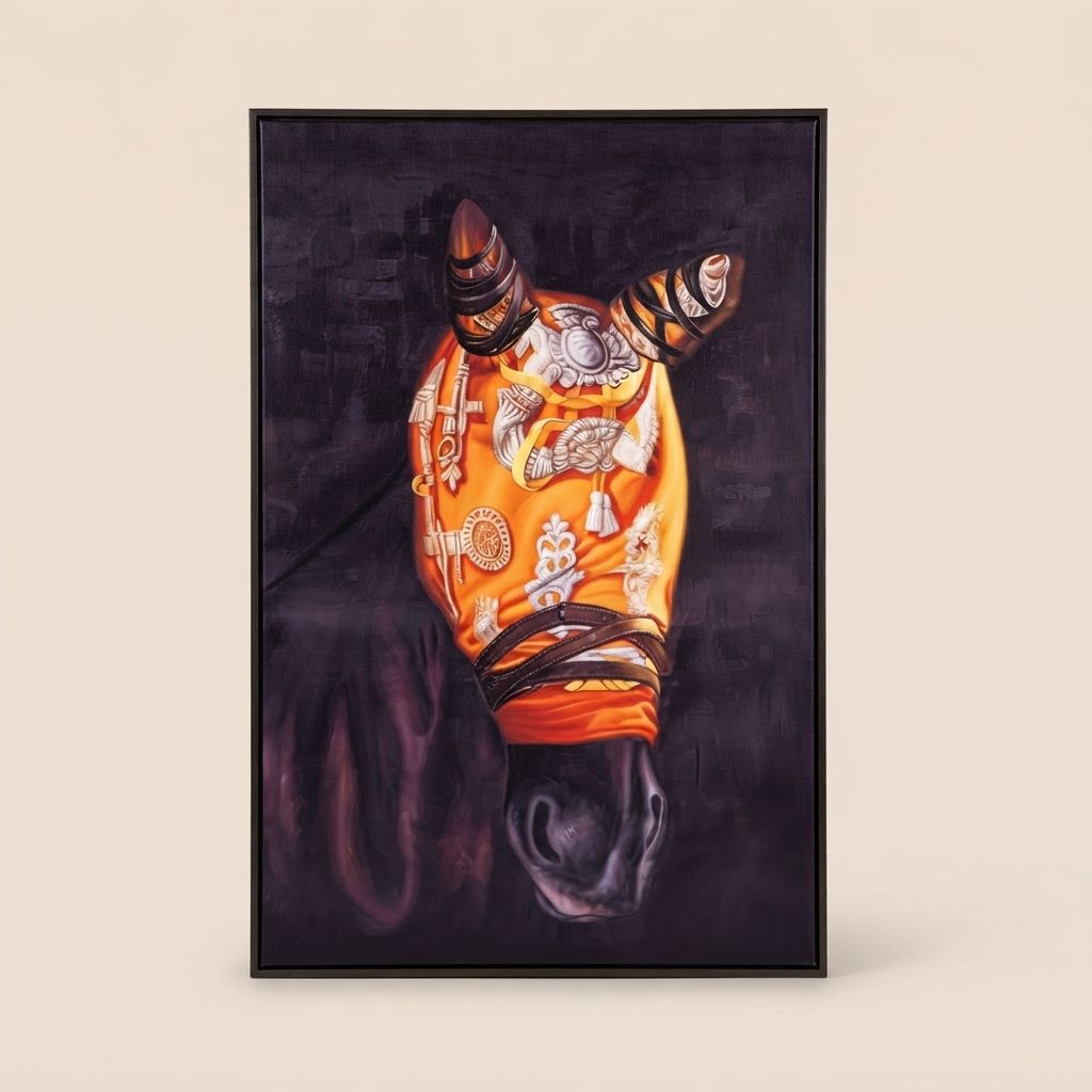 Single-Frame Spray Paint Wall Art
