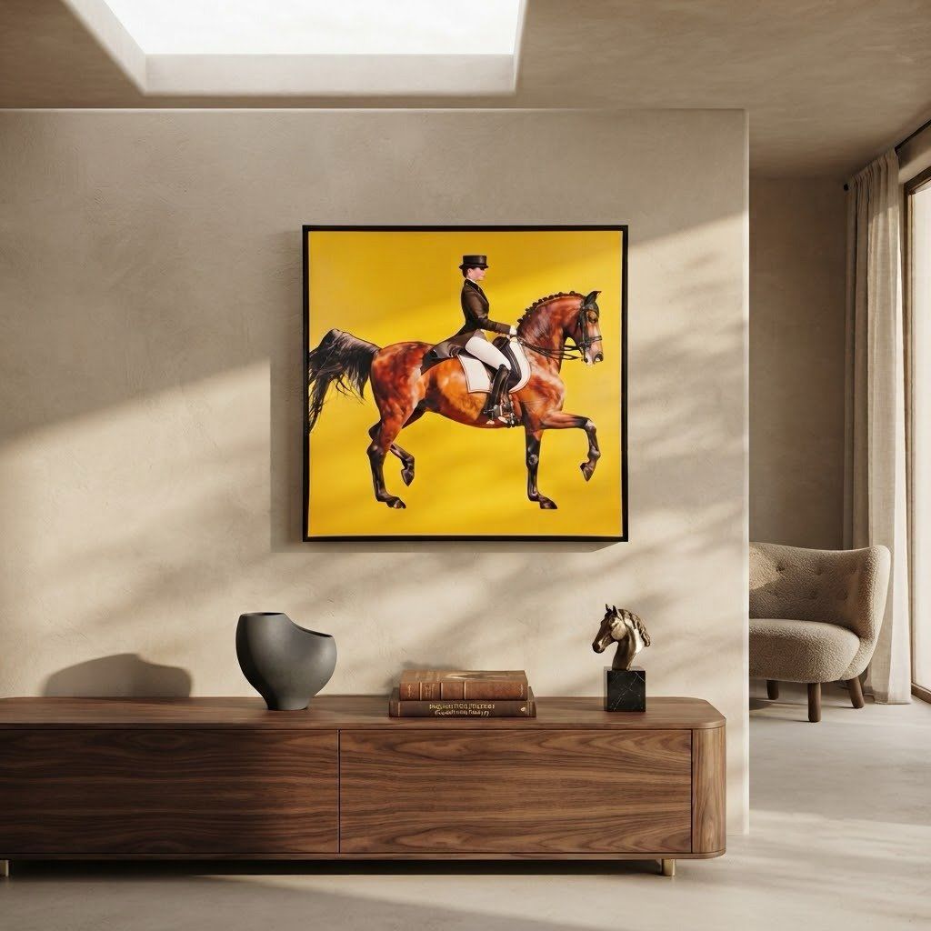 Single-Frame Spray Paint Wall Art