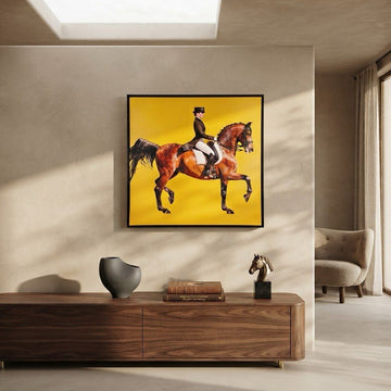 Single-Frame Spray Paint Wall Art
