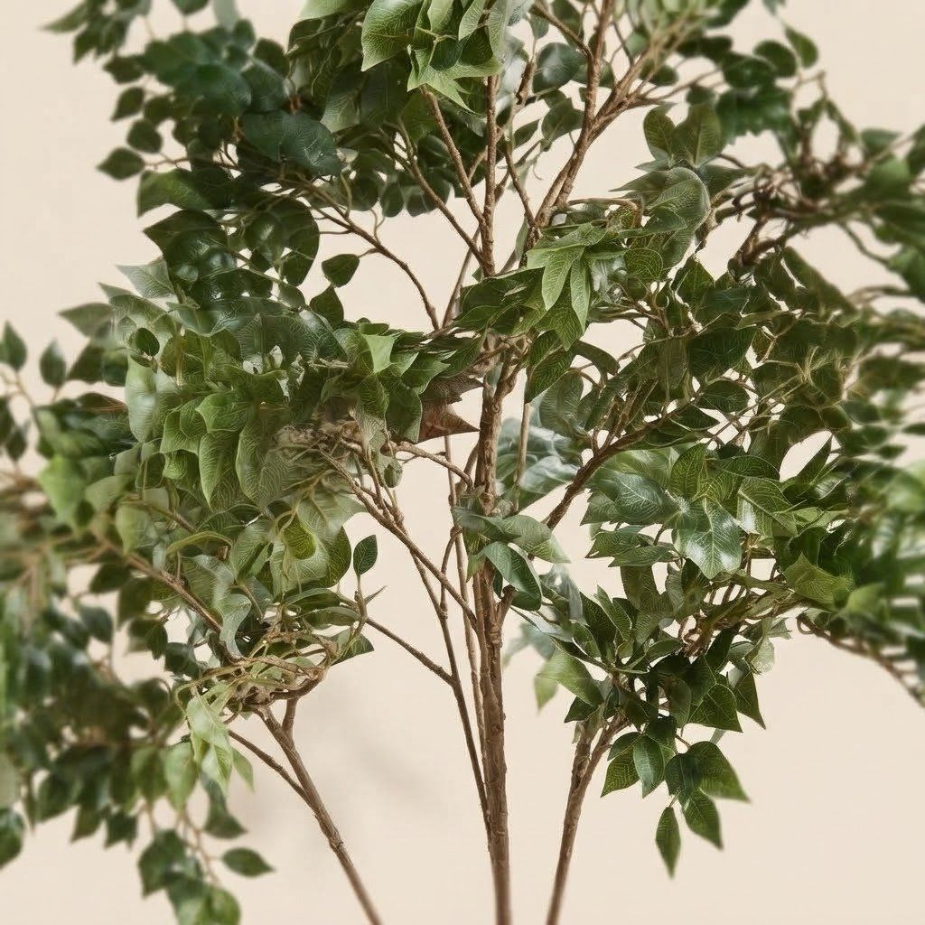 Green Faux Floor Plant