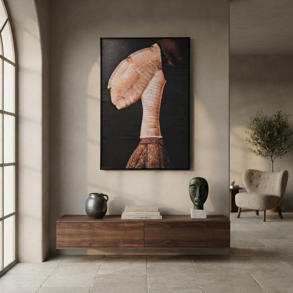 Single-Frame Spray Paint Wall Art