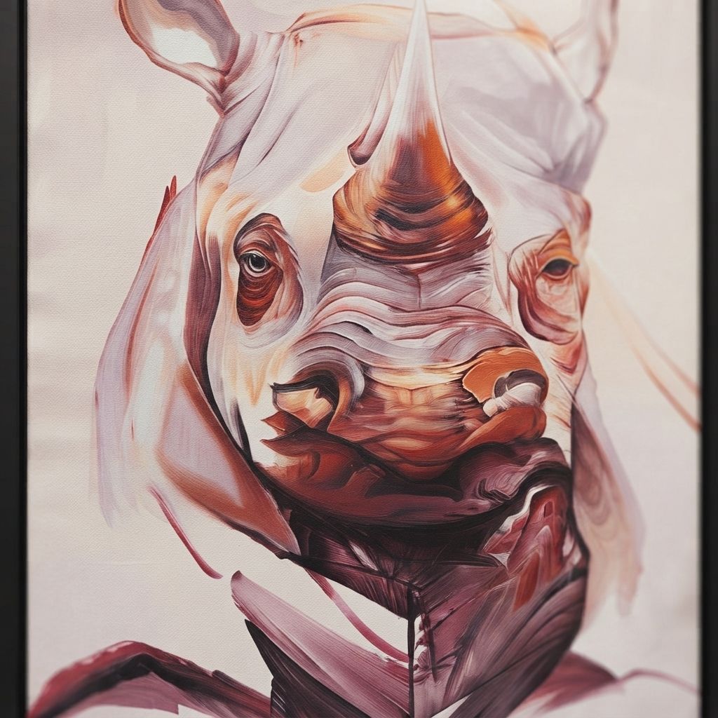 Single-Frame Spray-Paint Wall Art