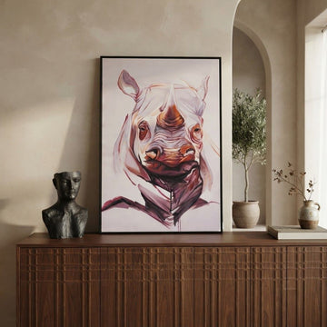 Single-Frame Spray-Paint Wall Art